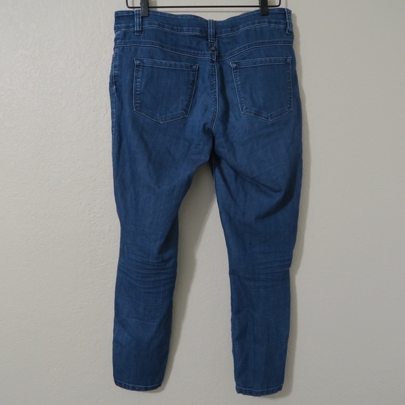 PrAna Mid Wash Blue Mid Rise Skinny Jeans Paneled Casual‎ 31 - Picture 5 of 8